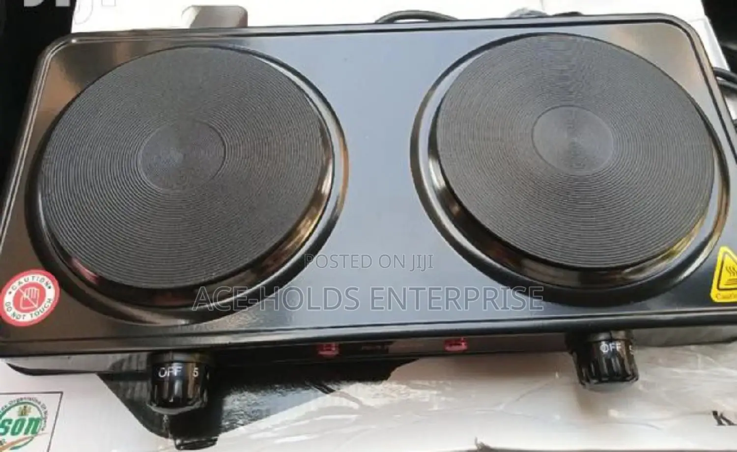 Two Burner Electric Cooker.