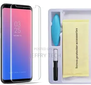 Full UV Glue Tempered Glass Screen Protector for Samsung S8/