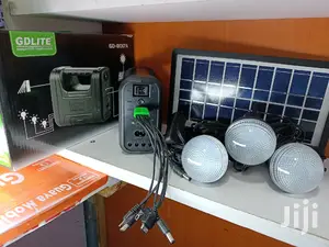 Solar Lighting System , Gd 8017a, 30watts , Three Bulbs, Ori