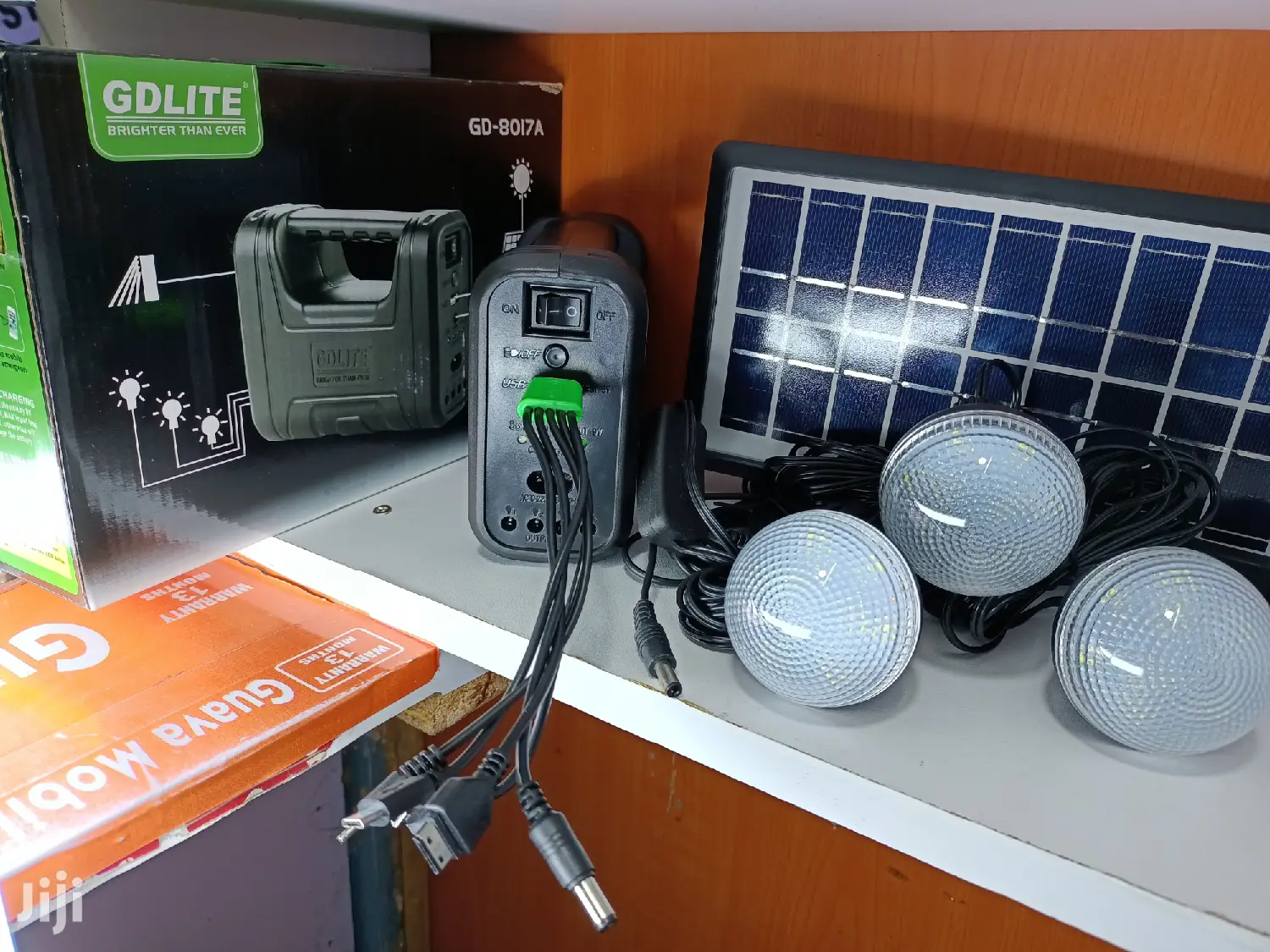 Solar Lighting System , Gd 8017a, 30watts , Three Bulbs, Ori