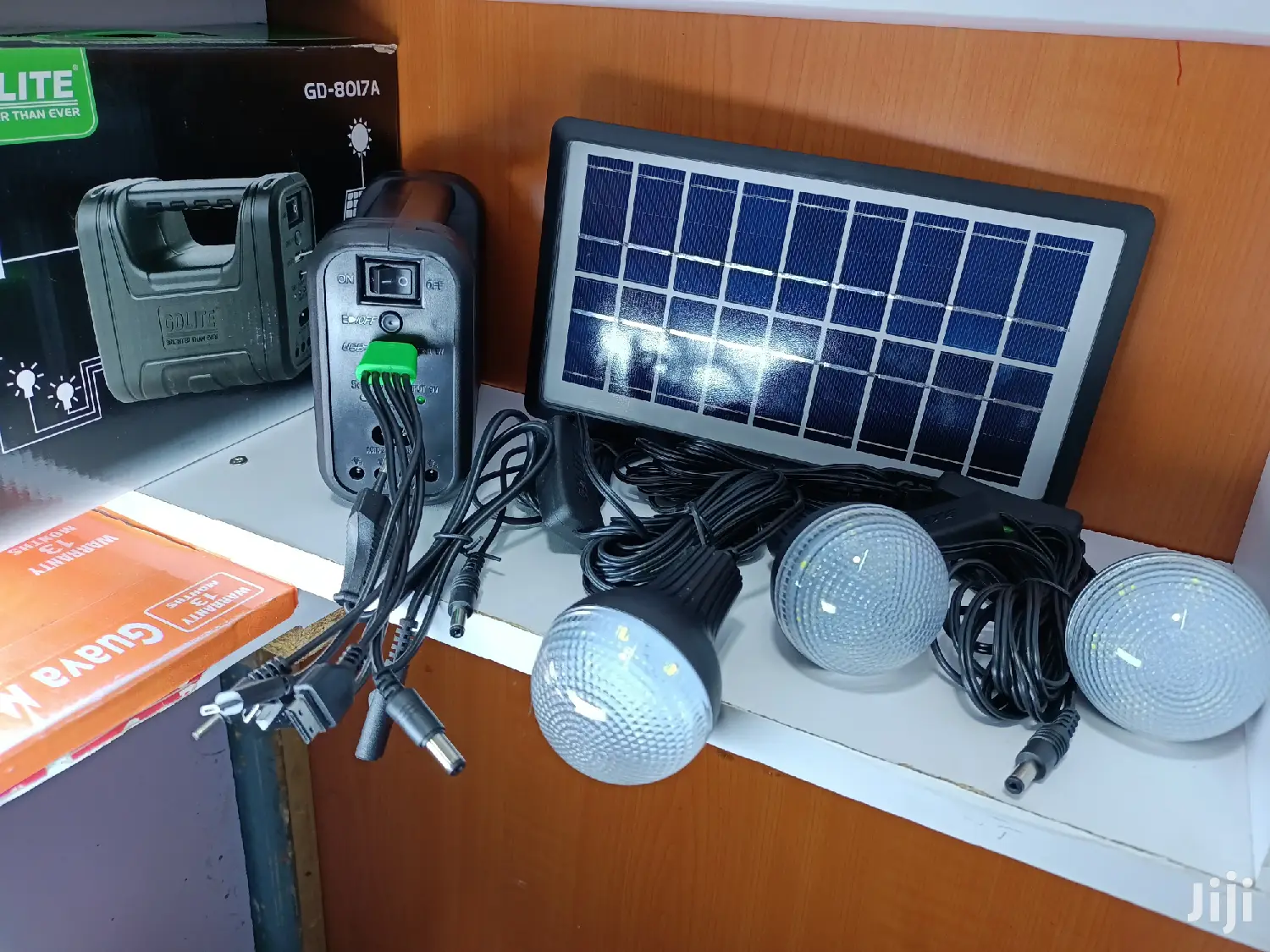 Solar Lighting System , Gd 8017a, 30watts , Three Bulbs, Ori