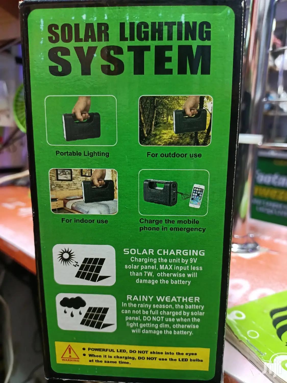 Solar Lighting System , Gd 8017a, 30watts , Three Bulbs, Ori