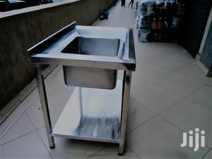 Stainless Steel Kitchen Sinks-Single With Under Shelf