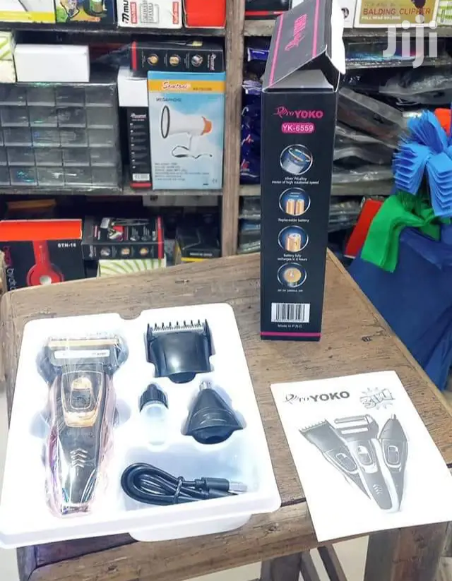 3 in 1 Pro Yoko Rechargeable Shaver,Smoother,Nose Trimmer