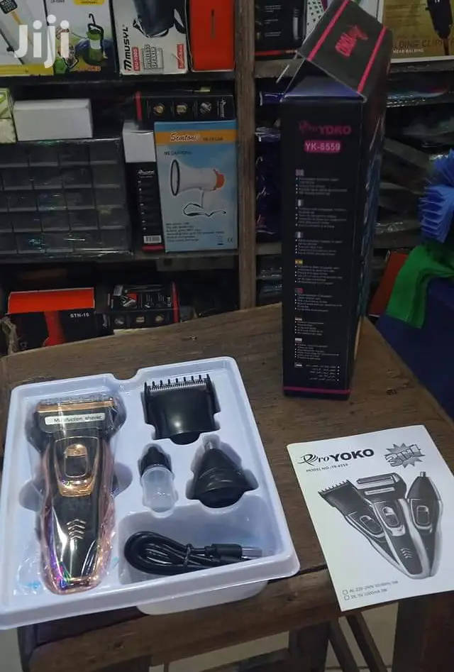 3 in 1 Pro Yoko Rechargeable Shaver,Smoother,Nose Trimmer