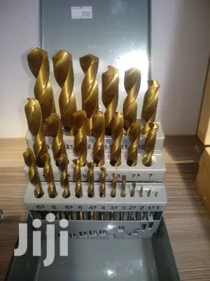 25pcs HSS Titanium-Plated Twist Drill 1-13mm