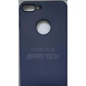 Silicon iPhone 8 Plus Silicone Back Cover Blue