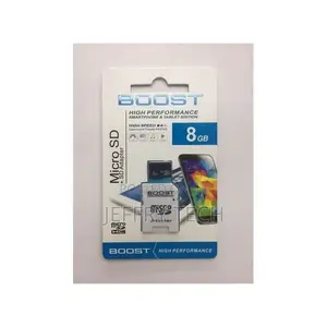 Micro SD- Boost Memory Card 8GB