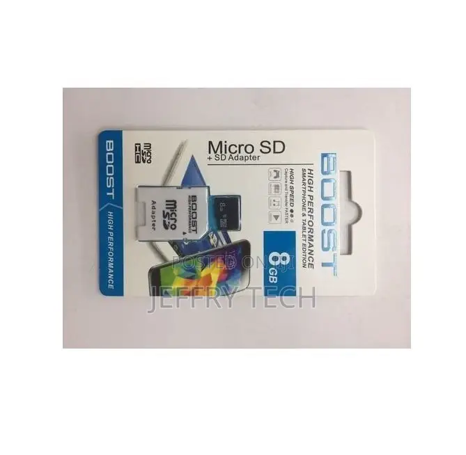 Micro SD- Boost Memory Card 8GB