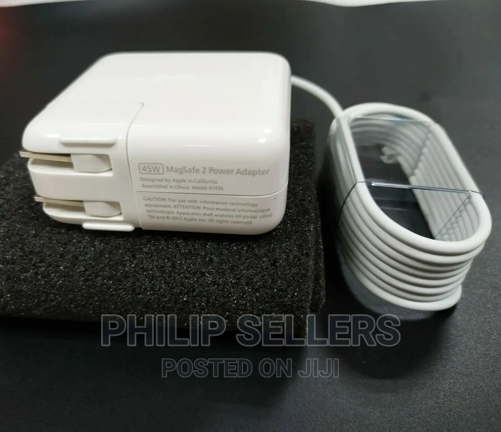 45W Magsafe-2 Power Charger Adapter for Macbook Air 11''13"A