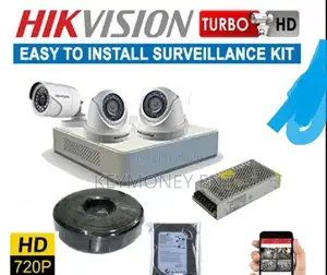 Hikvision 3 Turbo HD CCTV Complete Installation System Kit