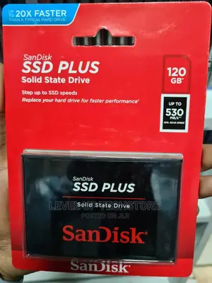 Sandisk 120GB 2.5" SATA SSD PLUS Solid State Drive - New