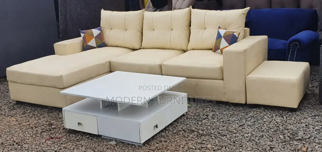 L Seat And A Coffe Table