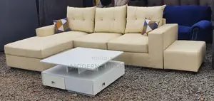 L Seat And A Coffe Table