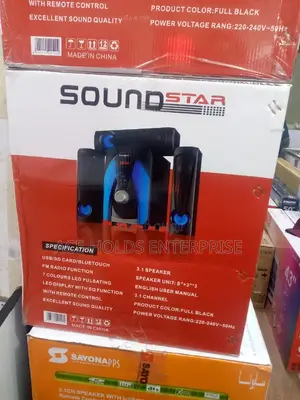 Sound Star 3.1 Speaker System.