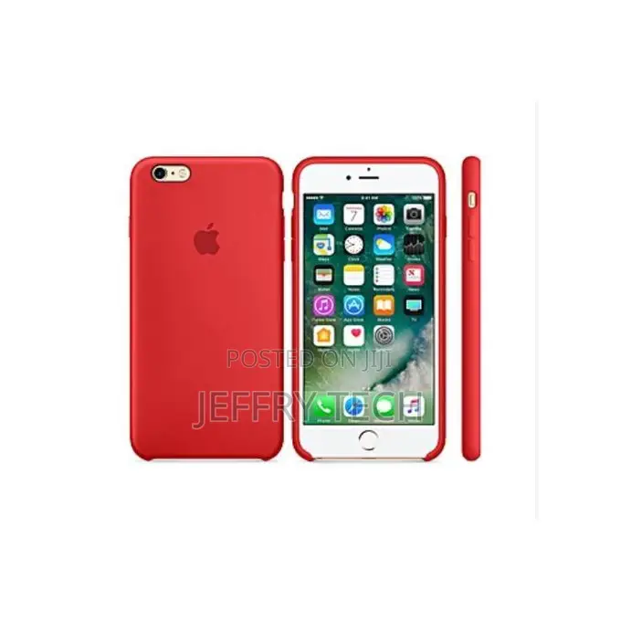 iPhone 6 Plus /6s Plus Silicone Back Case - Red