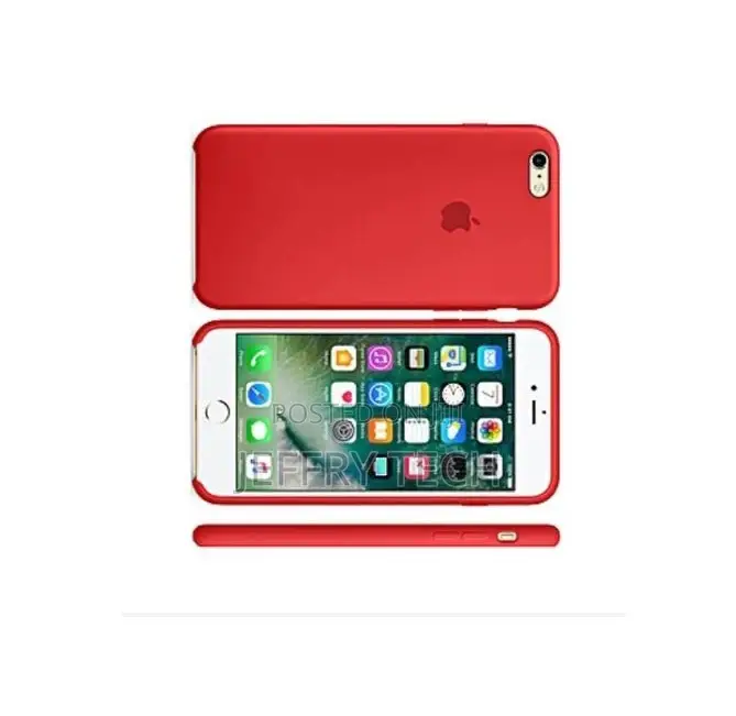 iPhone 6 Plus /6s Plus Silicone Back Case - Red