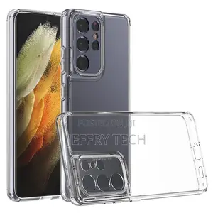 Clear Hard Back Shockproof Case for Samsung Galaxy S21 Ultra