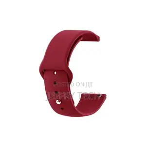 My Choice Softsiliconeband Watch 22mm-Wine Red