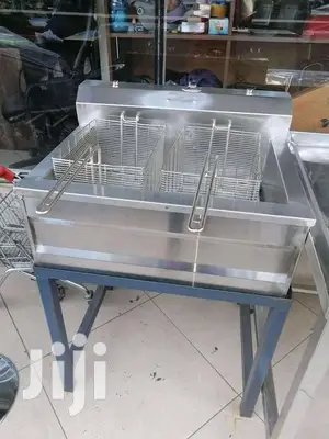 Chip's Fryer/Deep Fryer Pure Stainless With Metallic Stand