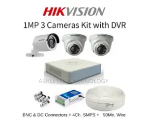 3 CCTV Cameras Dahua With High Clarity