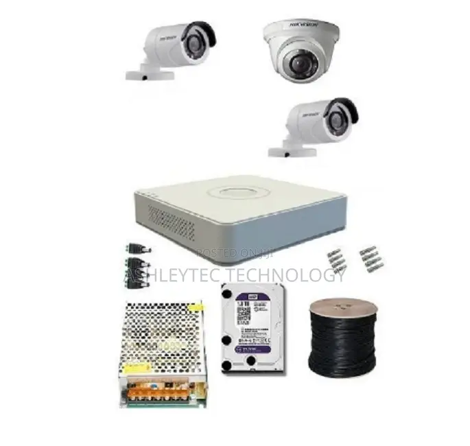 Four Hi Look CCTV Cameras Complete Kit Package