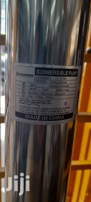 Premier 3phase Submersible Electric Pump 230m 7hp 6kw