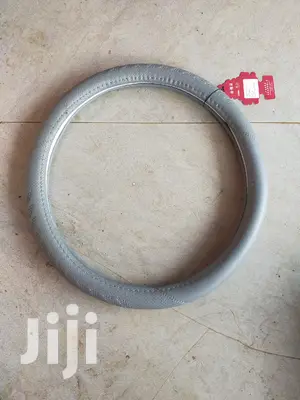 Steering Cover Leather High Grade Grey