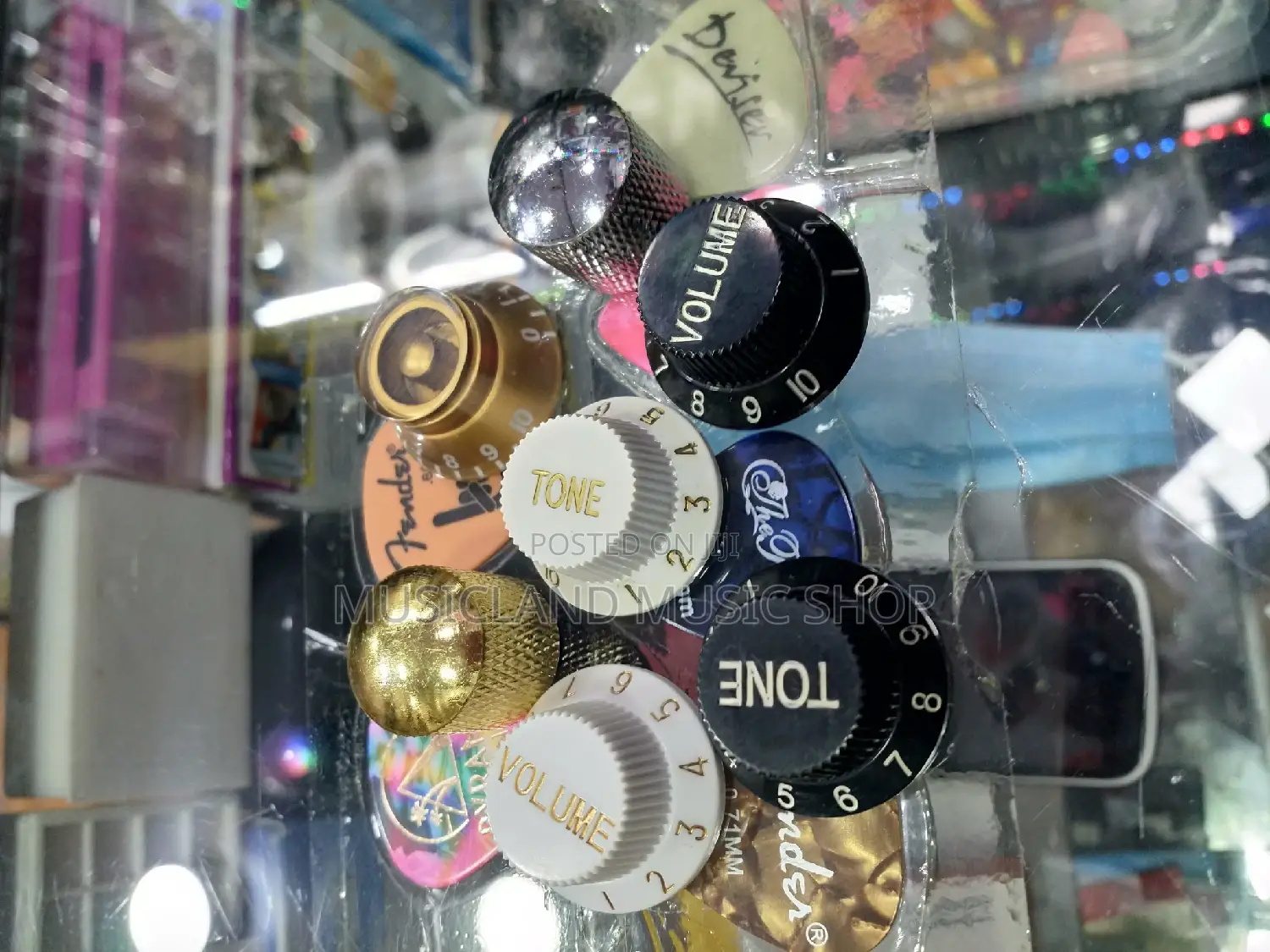 Guitar Volume and Tone Knobs
