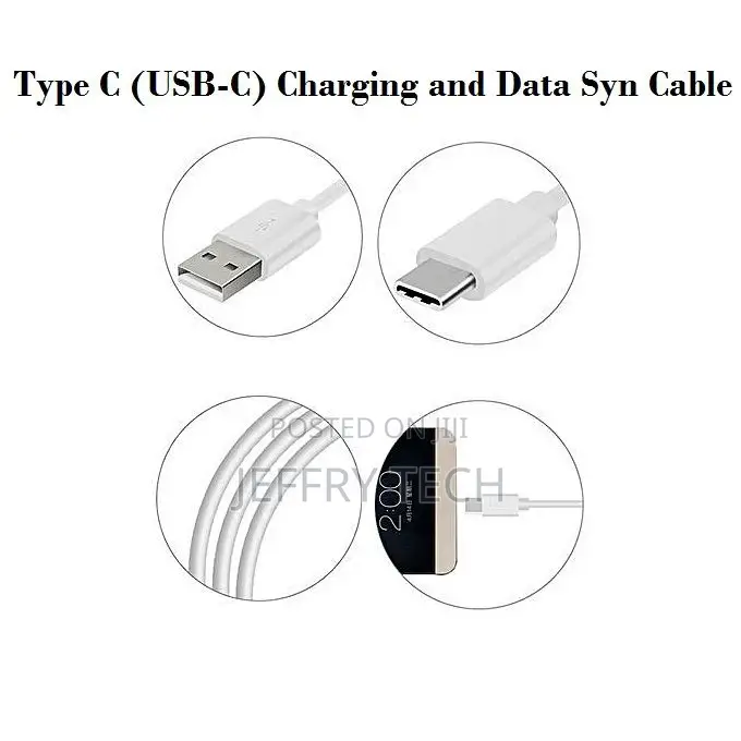 Xiaomi Redmi Note 8 Pro Type C USB Data Syn Cable(USB-C)