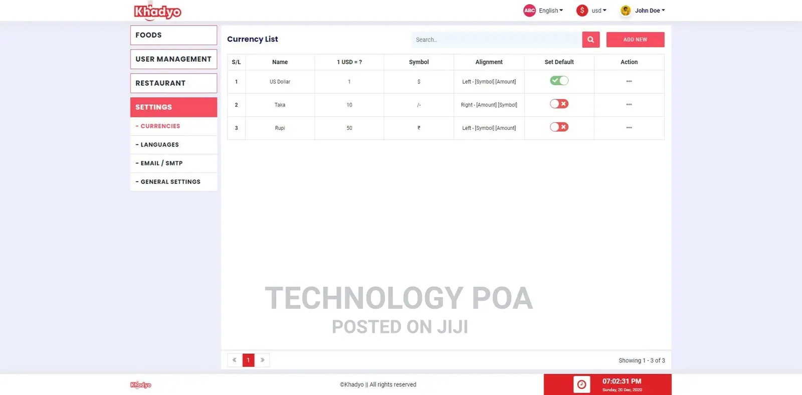 Restaurant Software