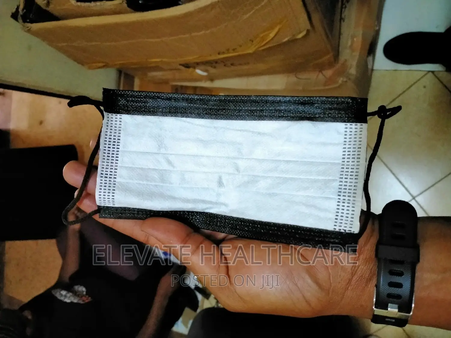 Black Surgical Mask