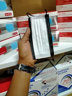 Black Surgical Mask