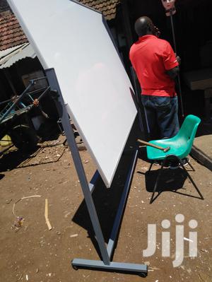 Whiteboard Rotational Double-Sided With Movable Wheels