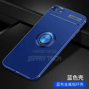 Mobile Phone Cover Silicone Scrub Soft Case Ring Bracket Fo