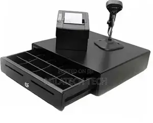 80MM Thermal Receipt Printer,Cash Drawer and Laser Barcode S
