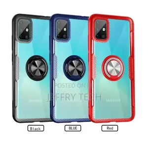 Back Cover for Samsung A71 WITH RING