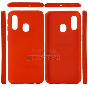 Silicone Cover for Samsung Galaxy A30 - Red