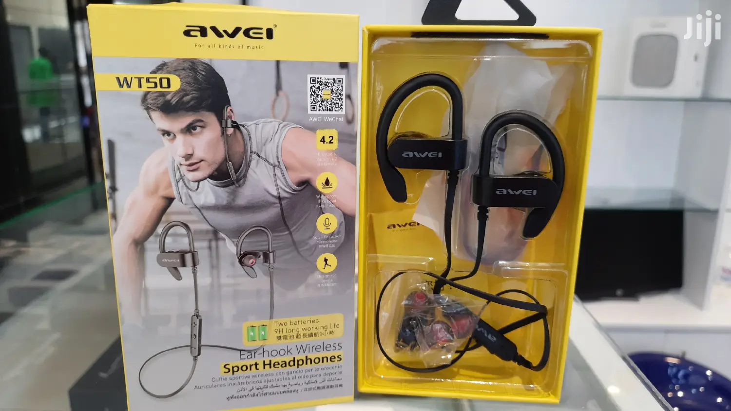Awei Sport Hook Wireless Earphones.