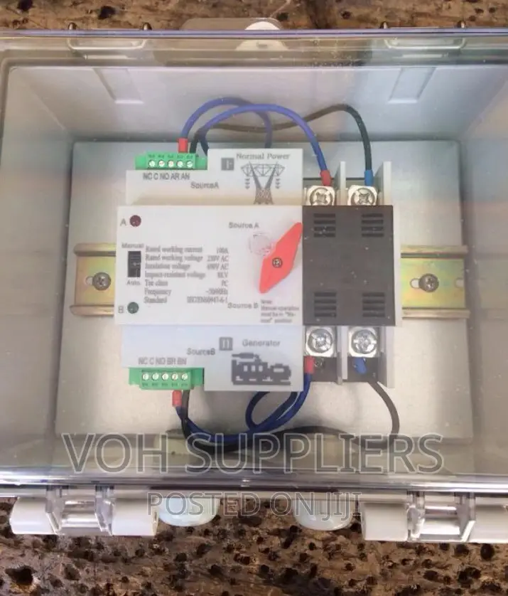 100a Automatic Change Over Switch