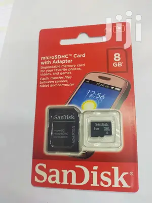Original 8gb Memory Card With Adapter