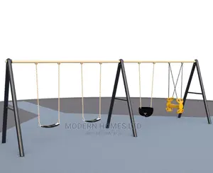 Colorful Children Swing With Comfortable Seats
