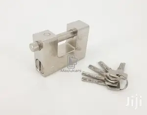1kg 94mm Hardened Solid Steel Monoblock Padlock, Thick Shack