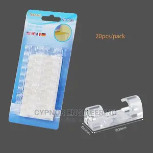 Cable Holders 20pcs Pack With Adhesive