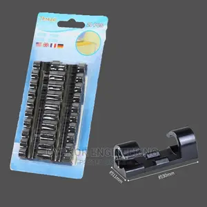 Cable Holders 20pcs Pack With Adhesive