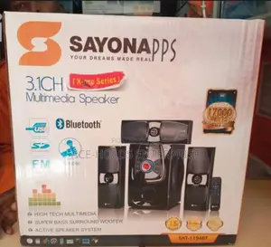 Sayona Sub Woofer System Speaker Sht-1194bt 17,000 Watts