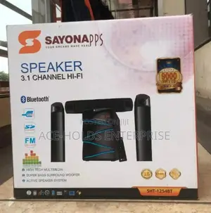 Sayona 3.1 Channel 9000watts SHT-1254 BT Hi-Fi Speaker.