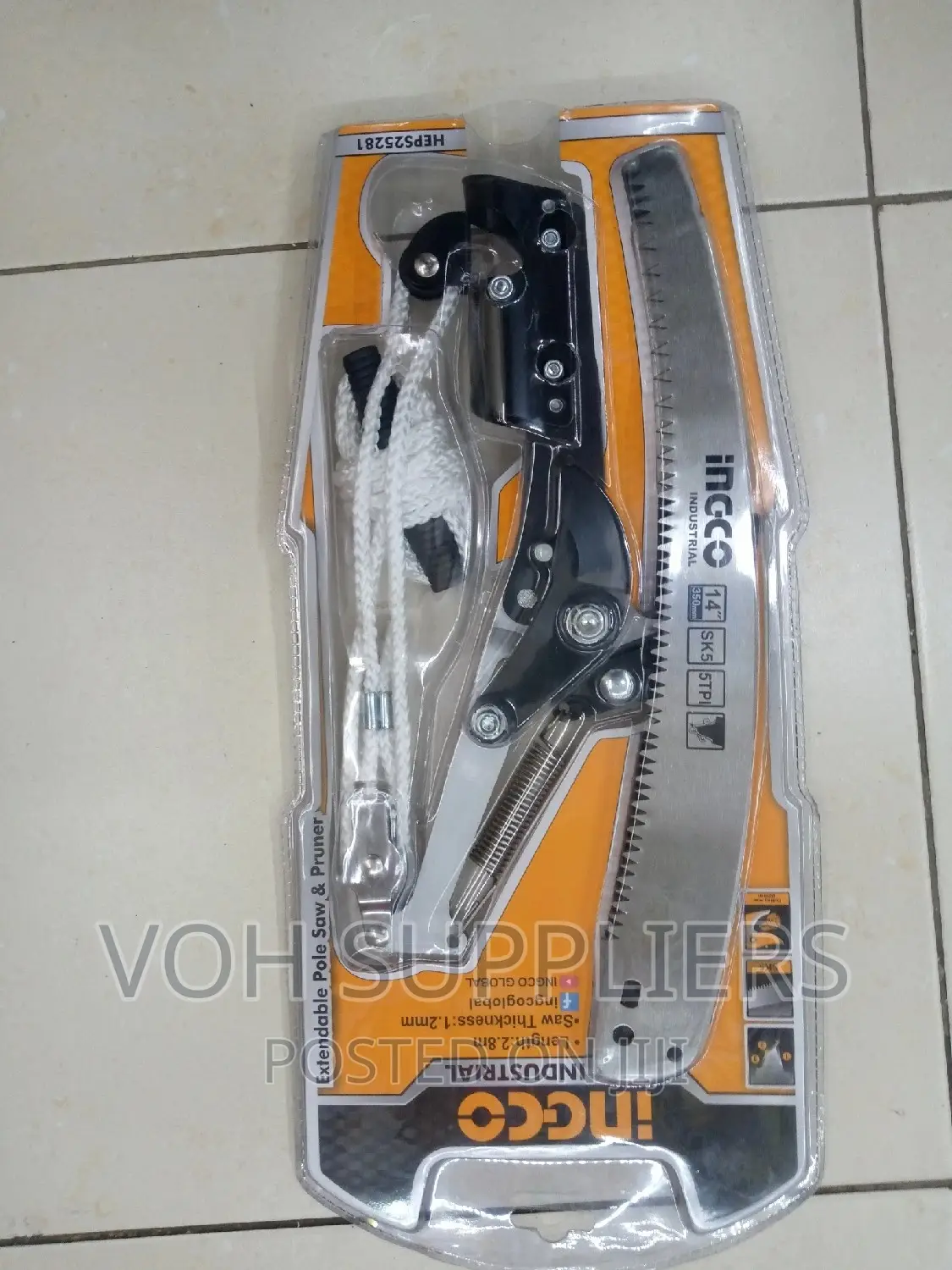 Extendable Pole Saw and Pruner
