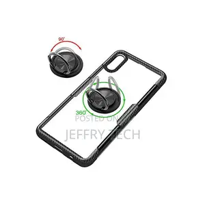 Back Cover With a Ring for A30,BLACK