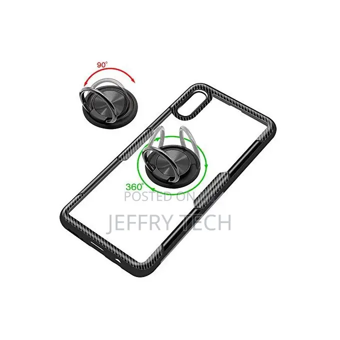 Back Cover With a Ring for A30,BLACK